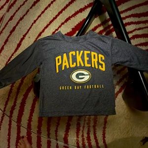 Kids Small Green Bay Packer Long Sleeve